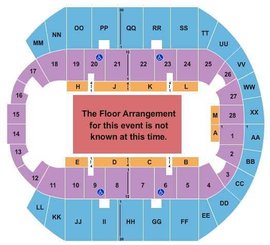 Mississippi Coast Coliseum Monster Jam Seating Chart